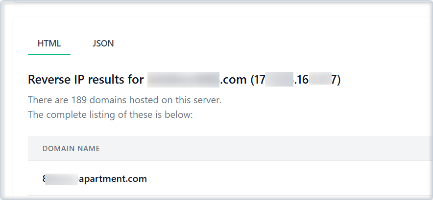Screenshot testa kvalitete hostinga na kojem se web stranica nalazi