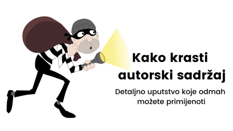 Kako krasti autorski sadržaj