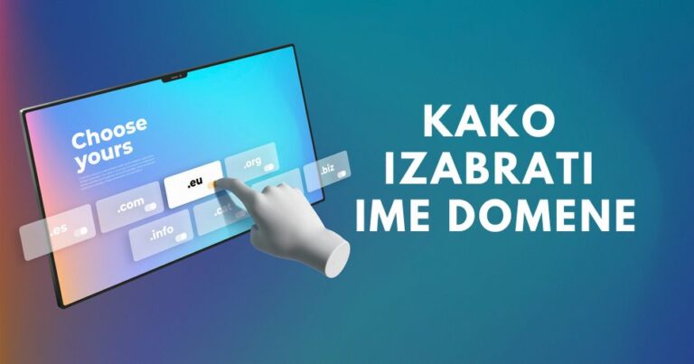 kako izabrati ime domene