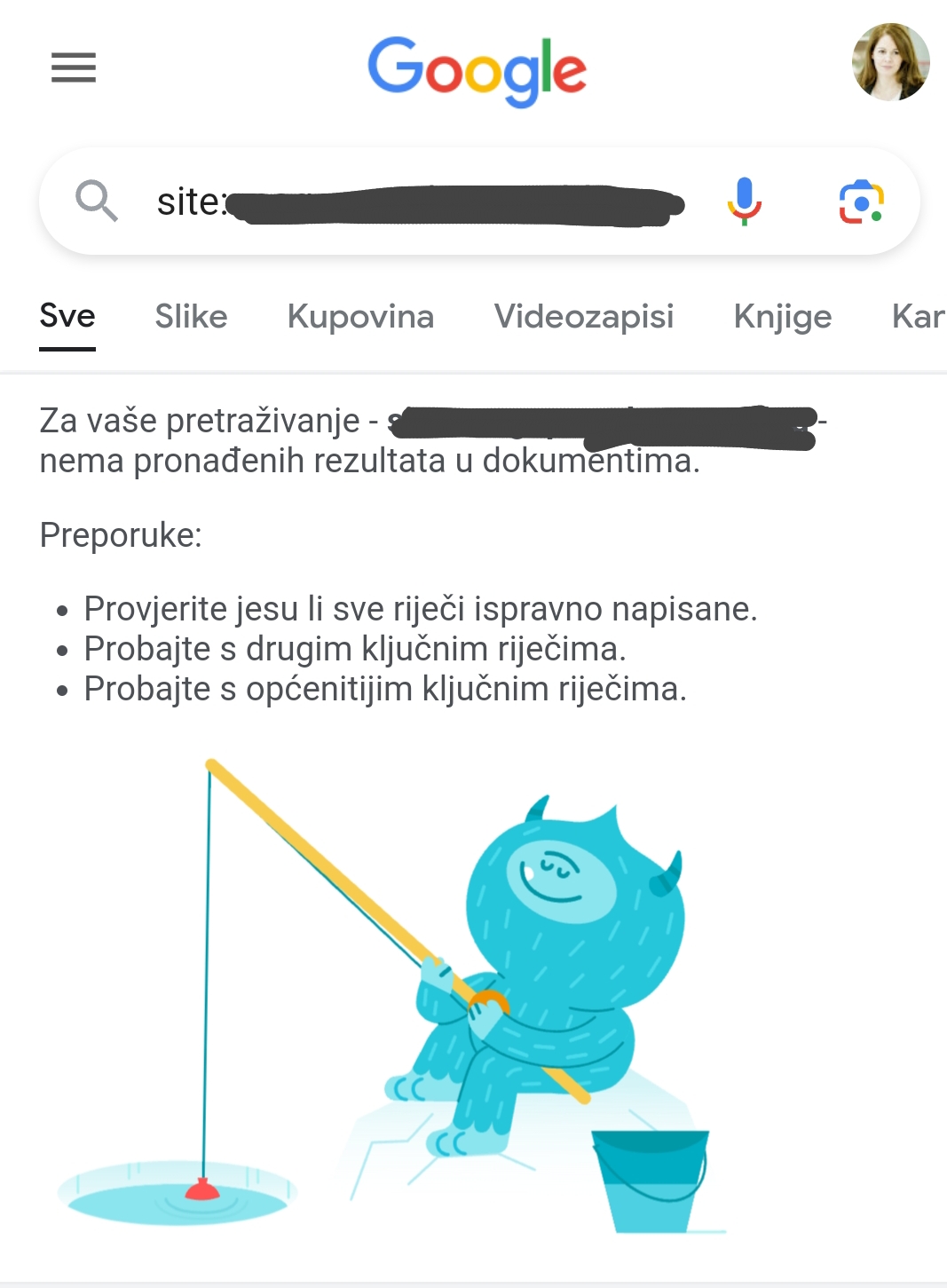Zašto web stranice nema na Google tražilici
